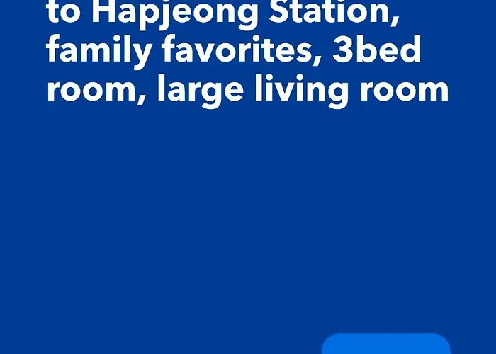 Osondoson Stay-5min To Hapjeong Station, Family Favorites, 3bed Room, Large Living ヴィラ ソウル特別市