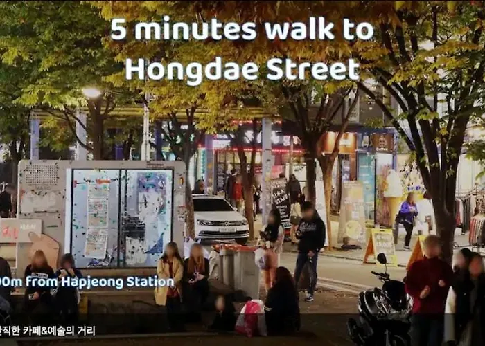ヴィラ Osondoson Stay-5min To Hapjeong Station, Family Favorites, 3bed Room, Large Living ソウル特別市